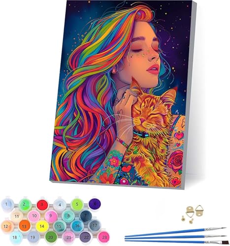 G  yCgoCio[ L DIY Paint by Numbers LbghG h G fW^G uVƃANG̋ l̂߂̃NGCeBuȎ z[ ItBX Mtg 100x130cm t[t O