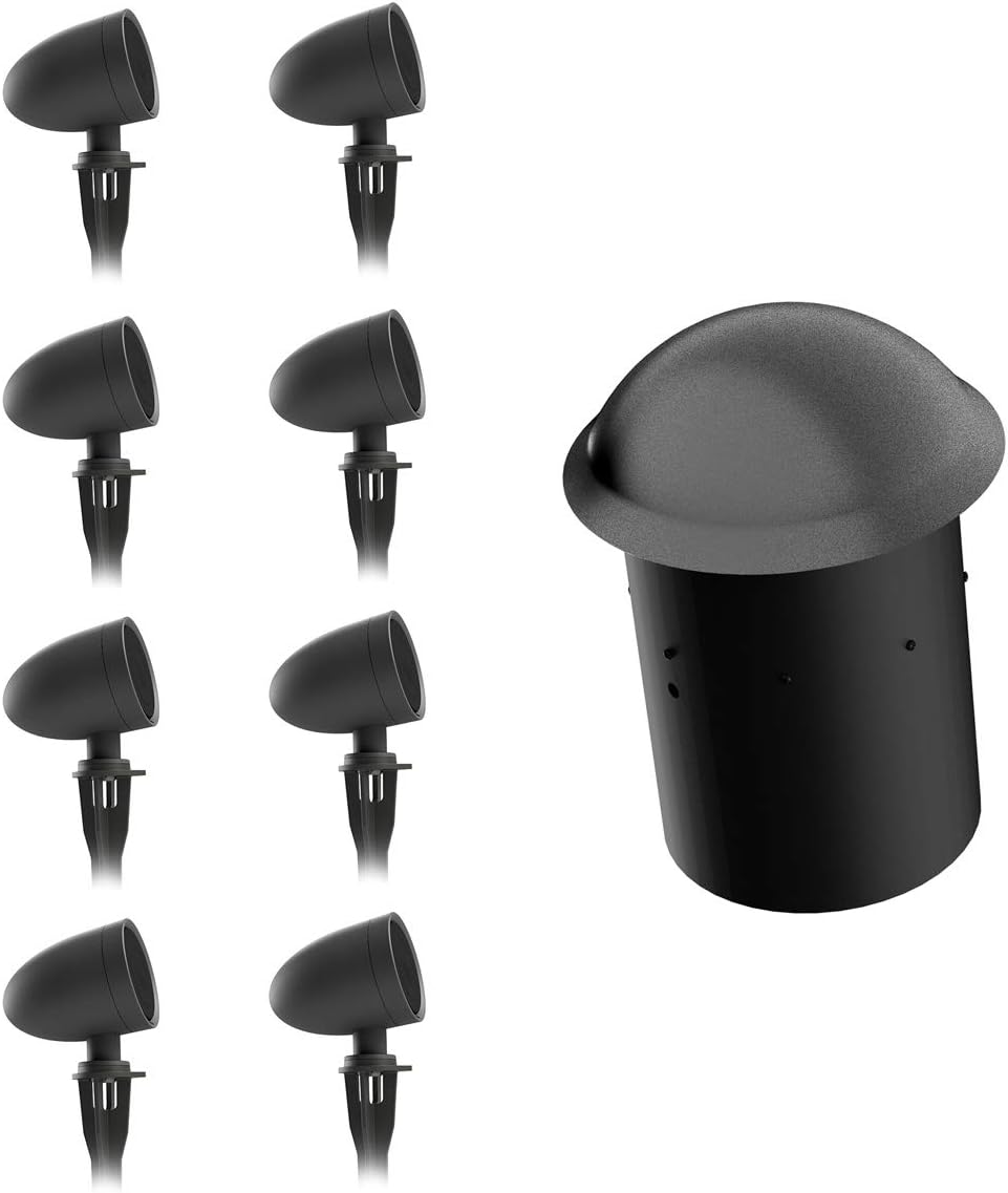 Jamo JL4810 Landscape Speaker System Ultimate Outdoor Solution with 8x JL4