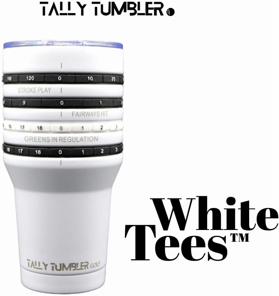 Tally Tumbler Golf Stainless Steel Cup, 30 oz Leak Proof Lid, Double Wall Insulation, Golf Tumbler with Score Keeping Counter used for strokes per hole, Greens in Regulation & Fairways Hit - Image 7