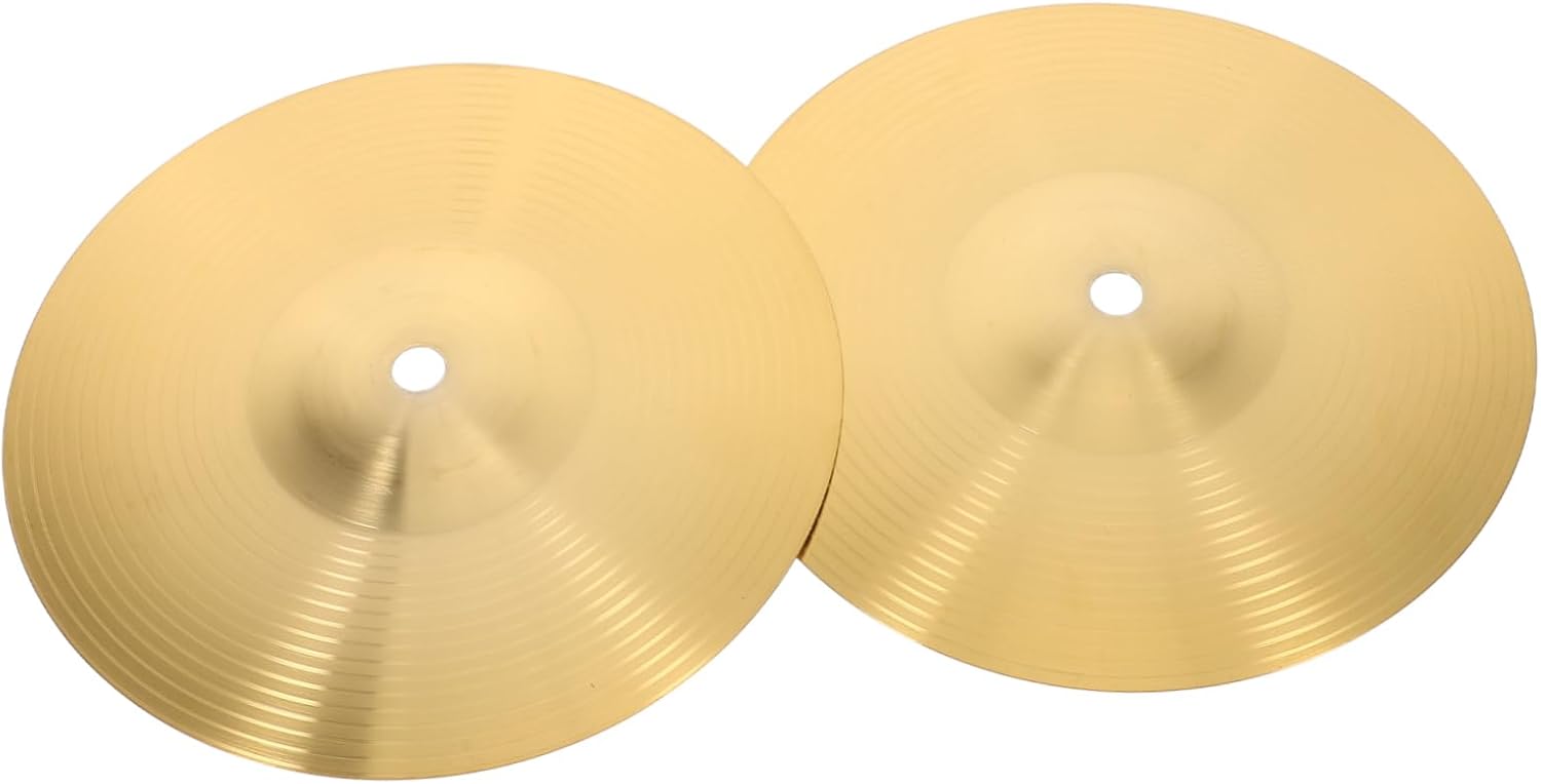 Musical Instrument Drum Cymbal Set 2pcs Metal Cymbals Suitable for Drum Sets and