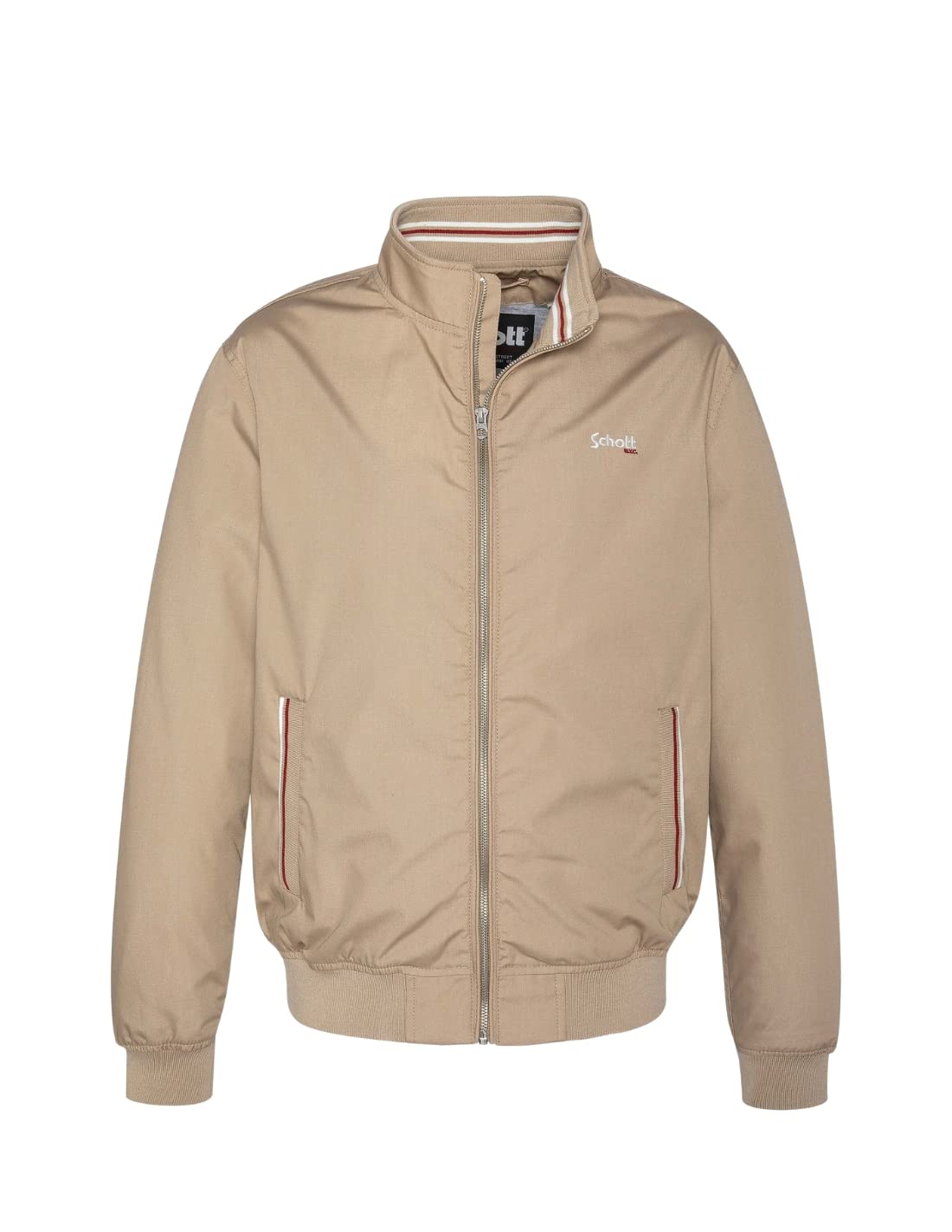 Schott Nyc Men's Lt.beige Kenton Jacket, Xl