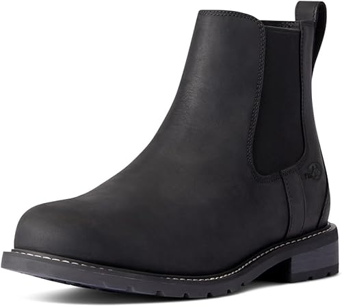 ARIAT Endeavor - Botas de trabajo impermeables con punta de carbono de 8 pulgadas para hombre