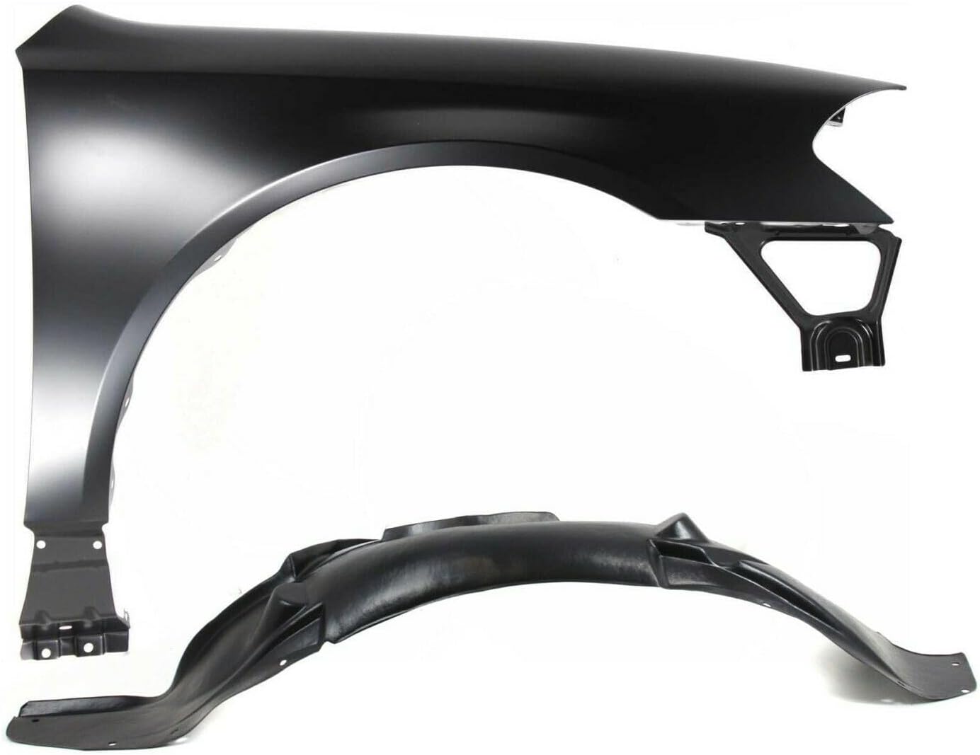 2pcs Quarter Panel Repair Quarter Panel Patch Front Right Passenger Side Steel Primed for Chevy for Impala 2006-2013 for Impala Limited 2014-2016 Car Without Molding Holes Kit 2pc