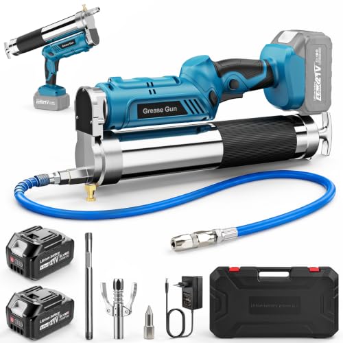 Bclythax Akku Fettpresse 12000PSI 2-in-1 600ml Kompatibel mit Makita 18V