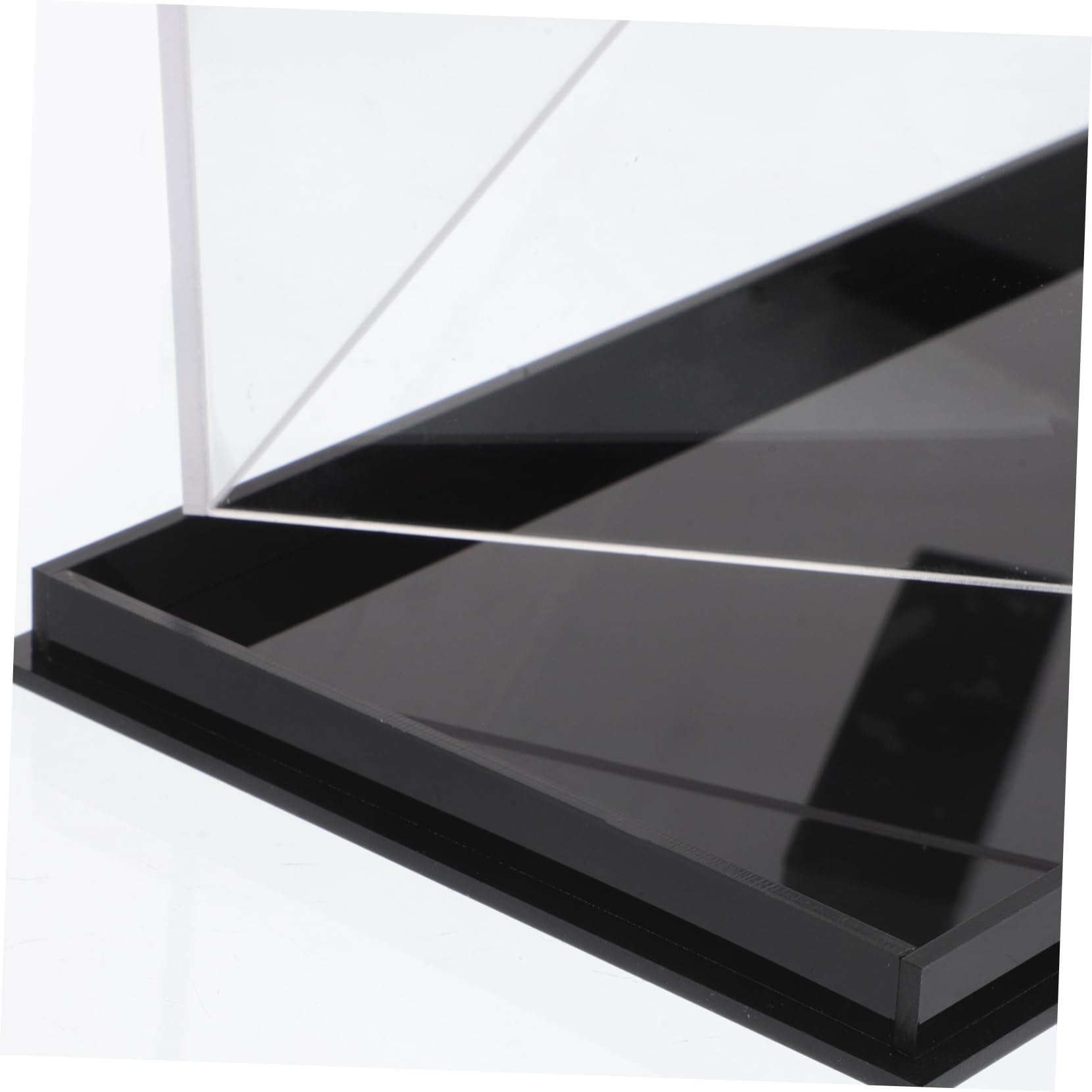 VALICLUD Base Rectangular para Tartas de Acrílico con Tapa, Bandeja para Postres Fácil de Limpiar y Compacta, Adecuada para Exhibición Elegante en Cocina