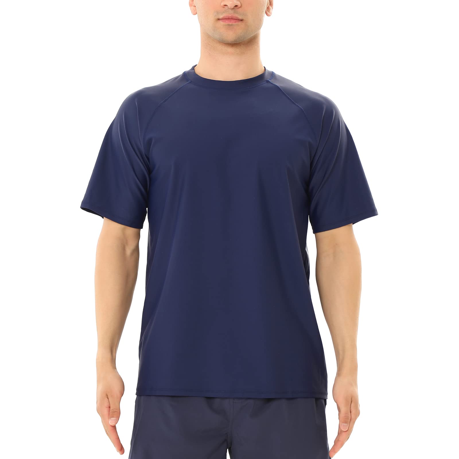 MASOCIO Camiseta Proteccion Solar Hombre Manga Corta UPF 50＋Anti UV Transpirable Secado Rápido para Surf Natacion Running
