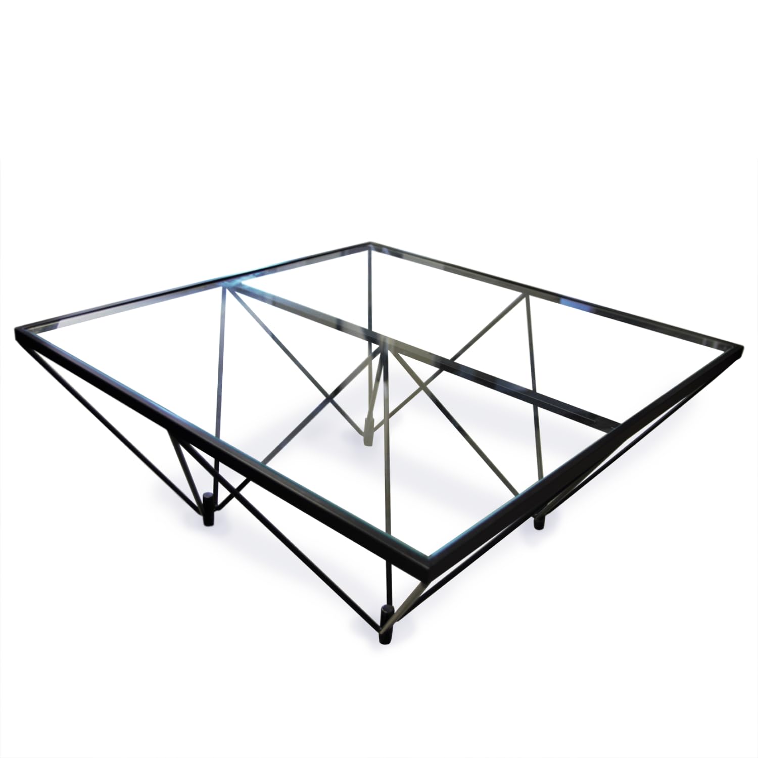 Amazon｜ルネセイコウ ダイニングテーブル クリアガラス 80×80