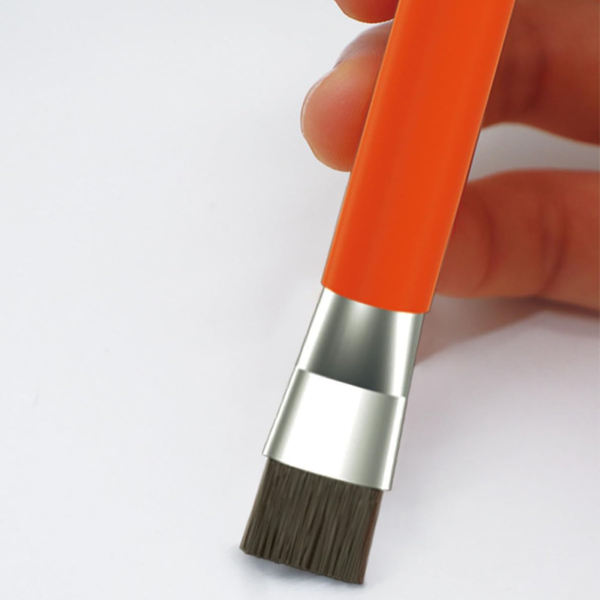 Yellow Double Head Anti Static Cleaning Brush for Motherboard CPU | Bristle Build, Comfortable Grip, Good Cleaning Effect, No Deformation, Circuit Ic Maintenance Tool