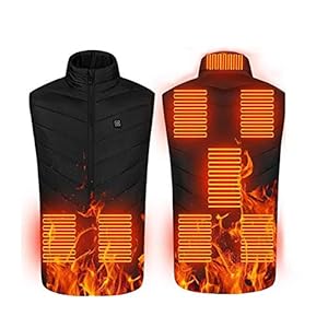 Verwarmd vest voor mannen en vrouwen Verwarmingskleding Vest USB-opladen Elektrisch bodywarmer Gilet 8 verwarmingszones…