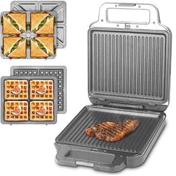 panini press and waffle maker