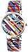 Produktbild Raptor Colorful Edition Ø36mm Damen-Uhr Zugband Edelstahl Motiv Bunt Print Analog Quarz