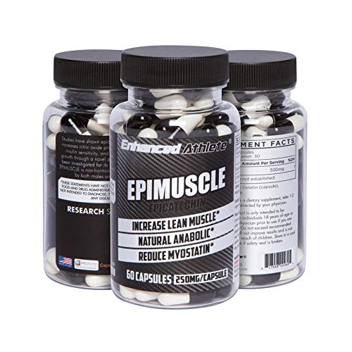 Enhanced Athlete Epimuscle - Natural Anabolic, Increase Lean Mass, Reduce Myostatin, 250mg Pure...