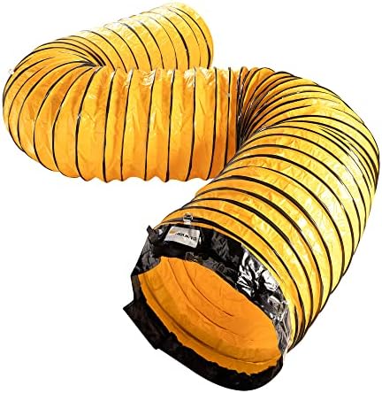 MOUNTO 25FT PVC Flexible Duct Hosing for Exhaust Fan (24inch)