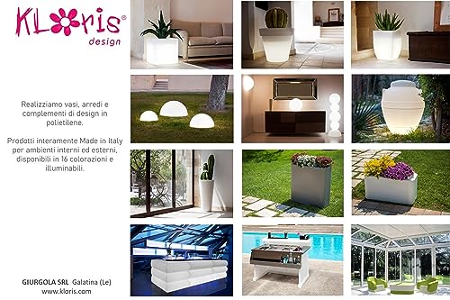 Chaise puff table basse Kloris Kiwi 45x45 cm - 7