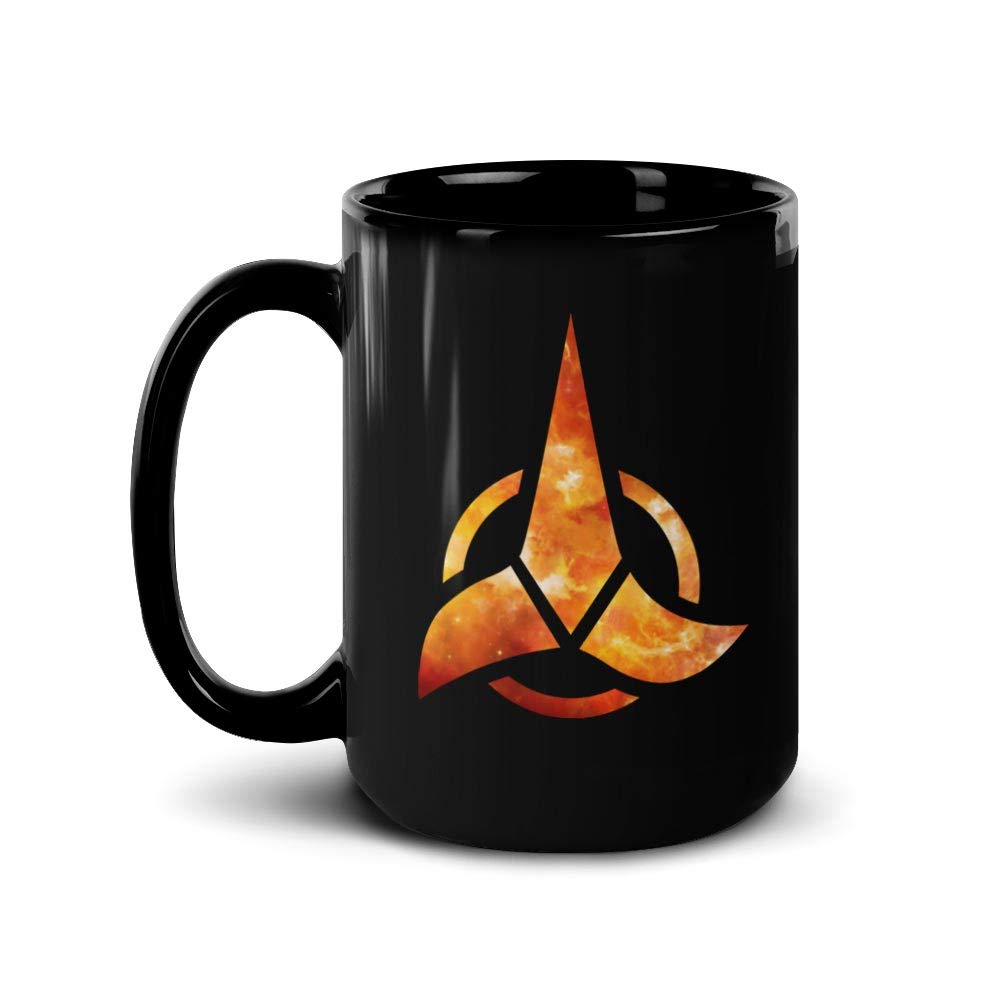 Star Trek: Discovery Klingon Logo Black Mug - Officially Licensed - 15 oz