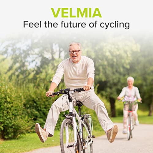 Velmia Bike Seat Designed In Germany, Made Of Comfy Memory Foam I Bicycle Seat For Men And Women, Waterproof Bike Saddle With Smart Zone-Concept I Exercise Bike Seat, Seat For Bmx, Mtb & Road #TOP6