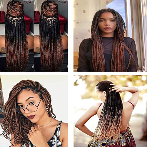 4 Packs Brazilian Wool Hair Yarn, Wool Yarn For Hair Jumbo Braiding& Senegalese Twisting Wool Hair Attachment Knitting Hair Braids(Light Brown) #TOP5