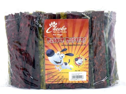 Cheeko Munchie Flat Strips Assorted, 6.5-Inch, Pack of 100