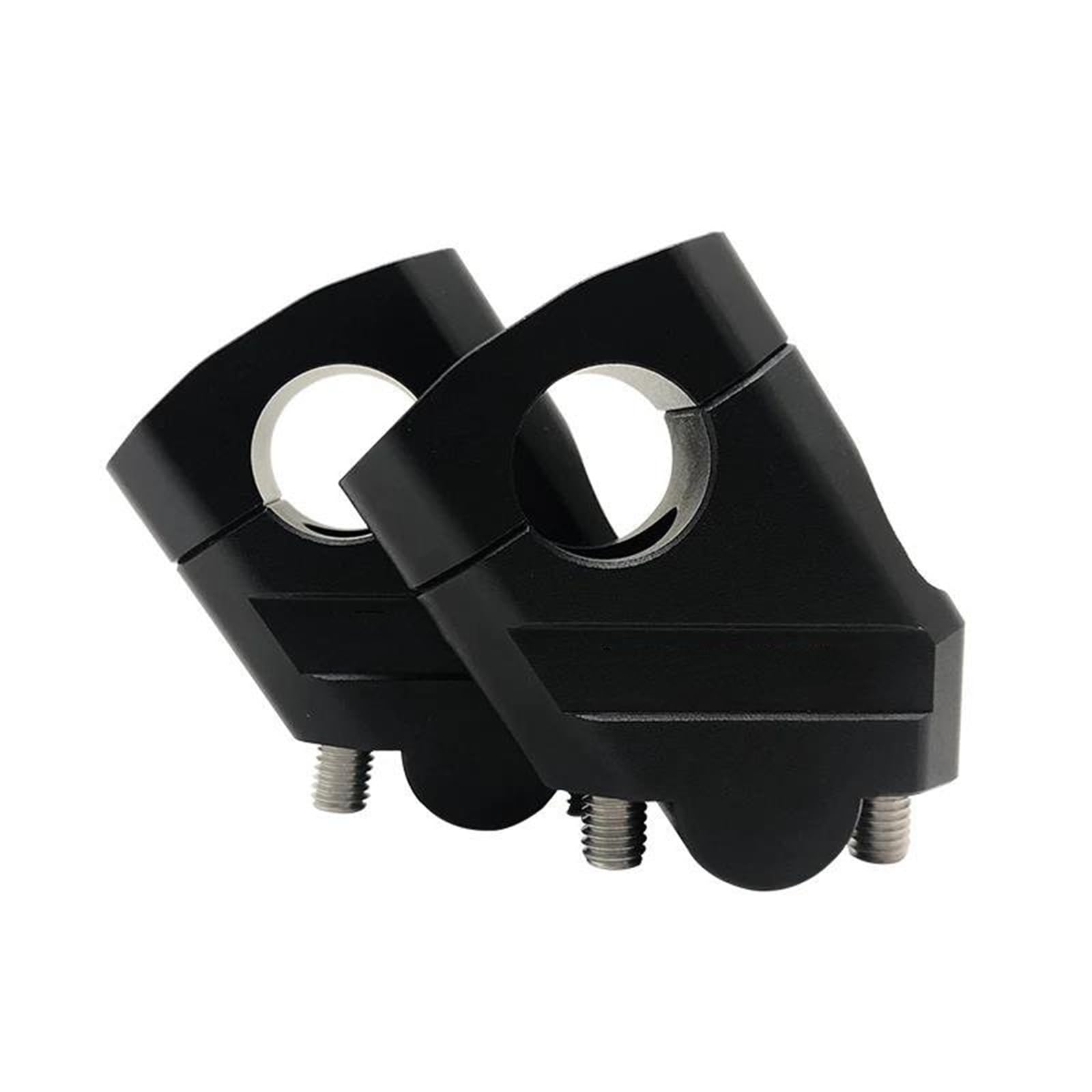 Plfmfvblbg 22Mm Black Handlebar Clamps Risers For Dl650 For V-Strom 650 For Dl 650 For Vstrom 650 For Vstrom650 22 Mm Handlebar Riser Bar Mount Handle Clamp Bars Riser Clamp(22Mm Black)