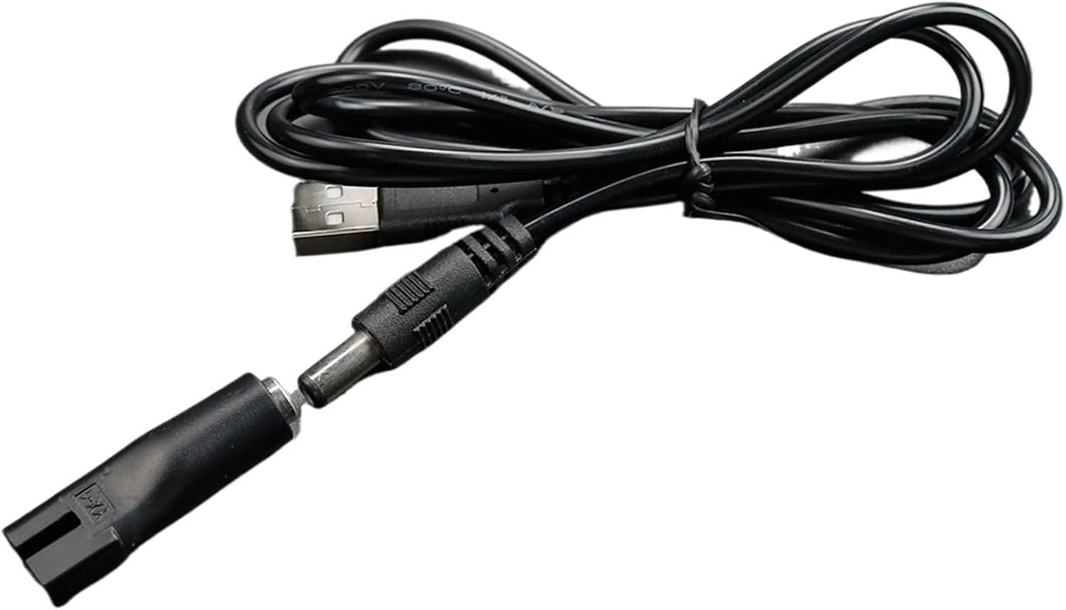 1 Set DC Power 5.5 x 2.1mm Male to C8 Tail Female Adapter Connector Cable Conversion(1/4inch)