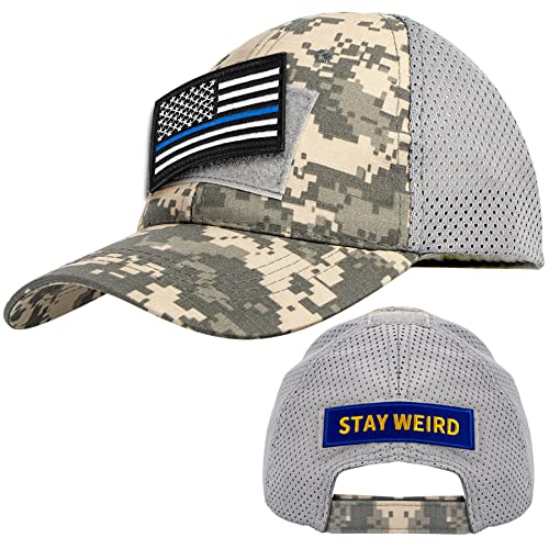 Gorra ajustable para hombre con parches para exteriores miniatura 1