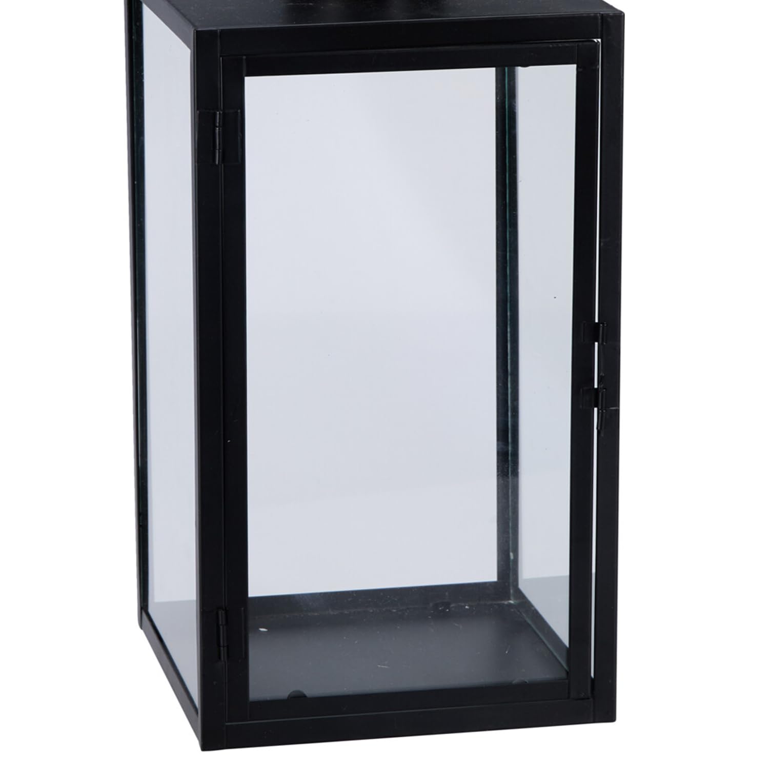 2er XXL Set Gartenlaterne Windlicht Laterne Laternen Metalllaterne Set Dekoration Außen Metall Schwarz ca. H30/41cm
