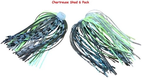 Campingandkayaking 84 Strand Quick Change Jig Skirt or Spinnerbait Skirt 6 Pack, Sexy up Your Lure, Dress it in This Skirt! Proven Colors That Work.