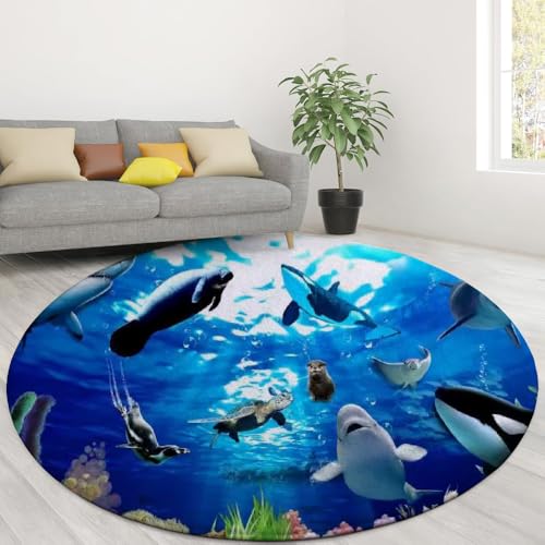 Tapis 3D monde sous-marin idée cadeau originale pour chambre - 5