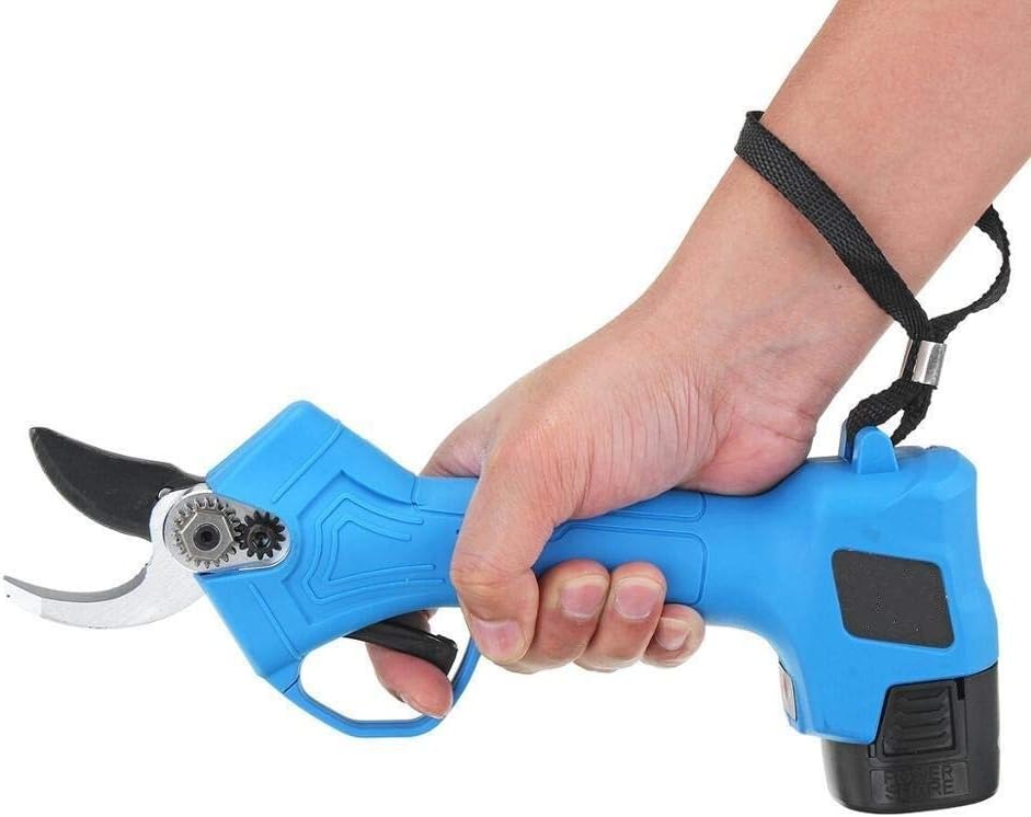 16.8V Wireless 25Mm Rechargeable Electric Pruning Shears Scissors Branch Tree Cutting Trimming Tools with Two Batteries Garden Or Lawn