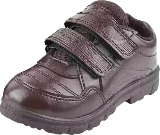 Onbeat Kids Velcro Brown School Shoes (9) (B0D7Q17NGX) Amazon Price History, Amazon Price Tracker