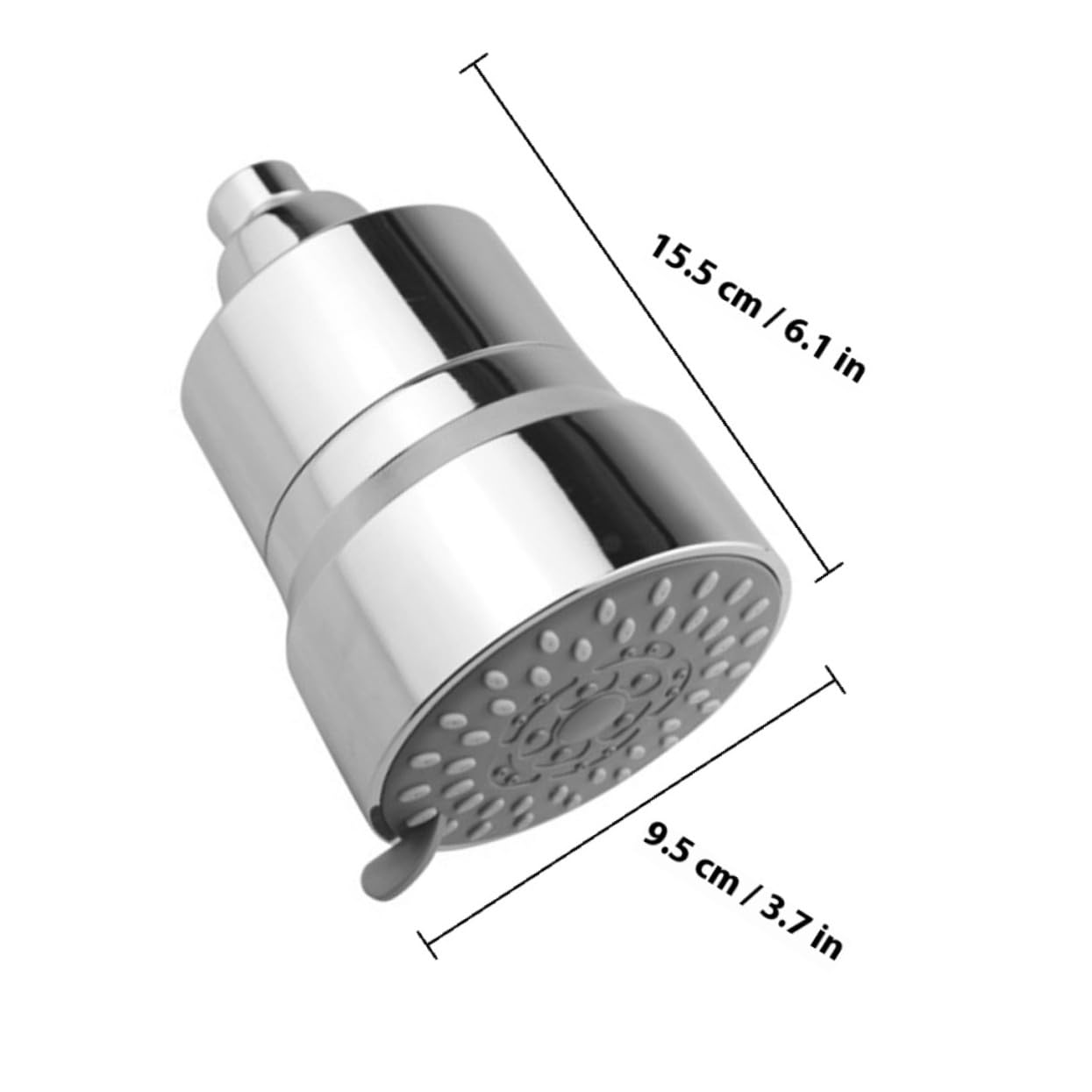 jojofuny Filter Duschkopf Abs Metall Mit 15-stufigem Wasserfilter Chlorentfernung Für Weicheres Wasser Gleichmäßiger Strahl Für Kinder Erwachsene Dusche