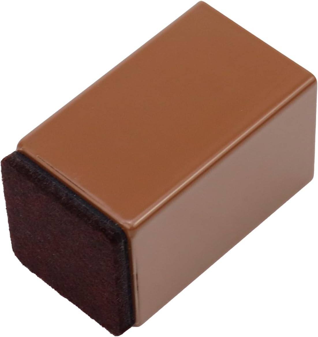 4 Pack 2 inch Bed Risers,Furniture Table Sofa Lift,Furniture Risers,Heavy Duty Square Supports with Felt Pad-Support 1100 LBS Per Leg-Brown(Width 1.6"-Adds 2" Height)