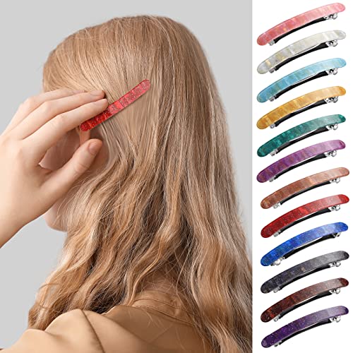 12 Pinzas para Cabello Retro Color miniatura 6