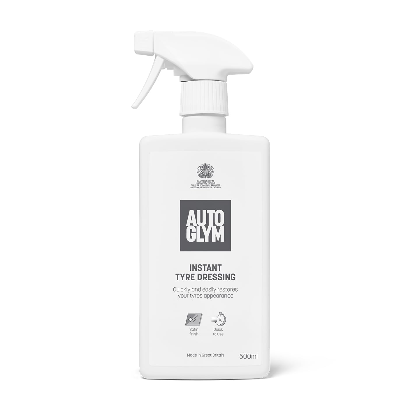 Autoglym Instant Tyre Dressing, Fast-Drying Tyre Care Spray, 500ml