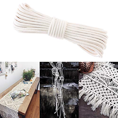 Sonku Self Watering Wick Cord, 80 Feet Cotton String Rope for Self-Watering Planter Pot DIY Automatic Watering Device System Potted Plant Sitter Auto Drip Irrigation Waterer