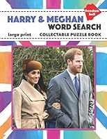 Harry & Meghan Word Search Large Print Collectable Puzzle Book: Royal Wedding Souvenir 1980806446 Book Cover