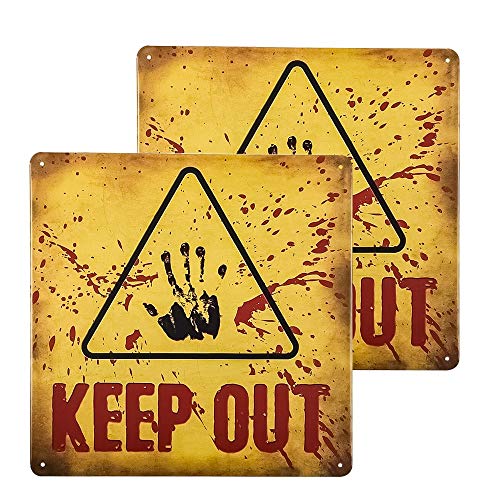 Cartello con scritta "Dojune-Keep Out" (lingua italiana non garantita)