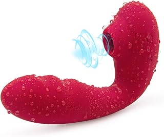 Vibrador Silicone vibradoris feminino, Vibrador Flor Rosa Ponta Dupla Função Sugador e Aquecimento vibradoris feminino sexual mc1A