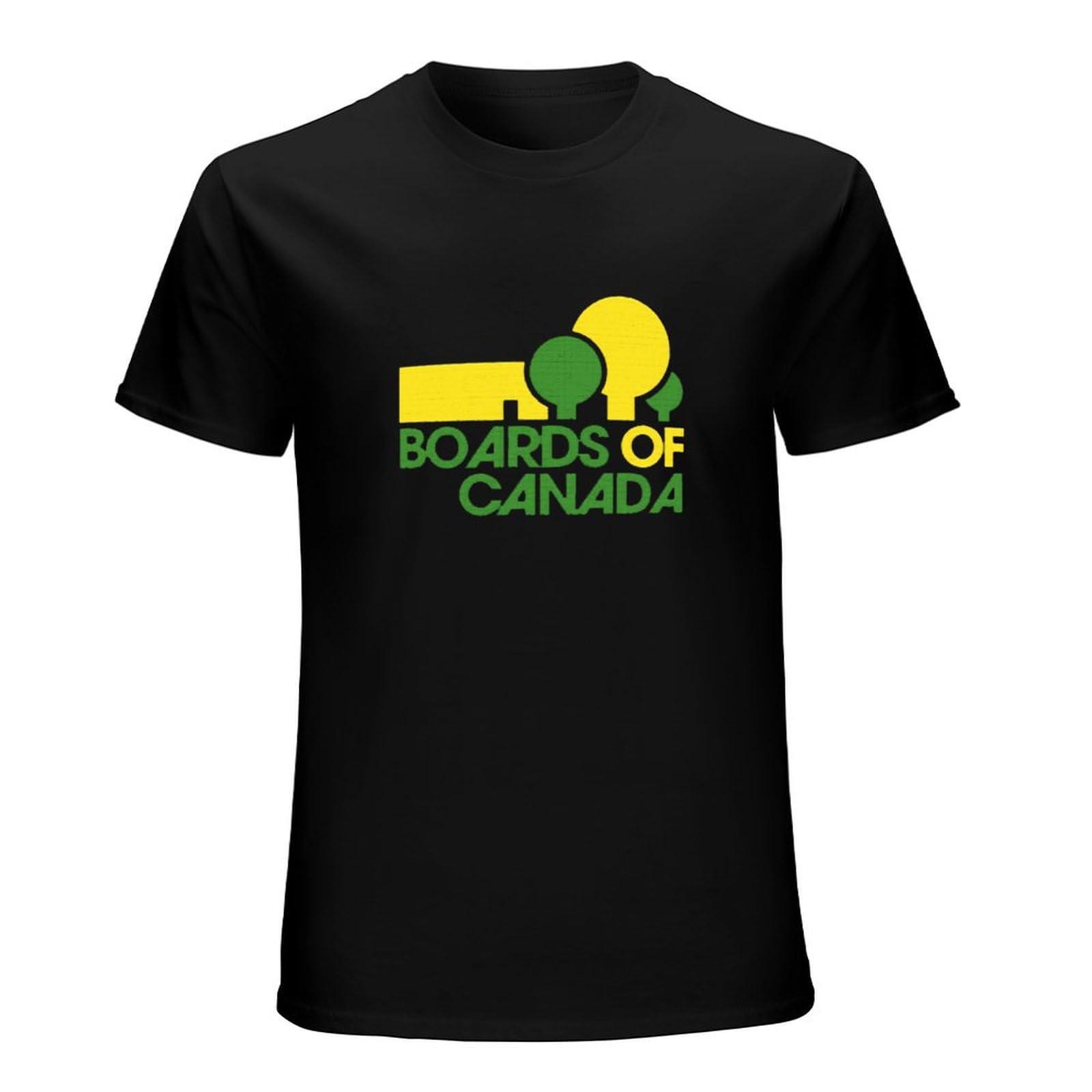 Huachenyu Unisex Black Boards Of Canada Men's T-Shirt Tee Shirt M
