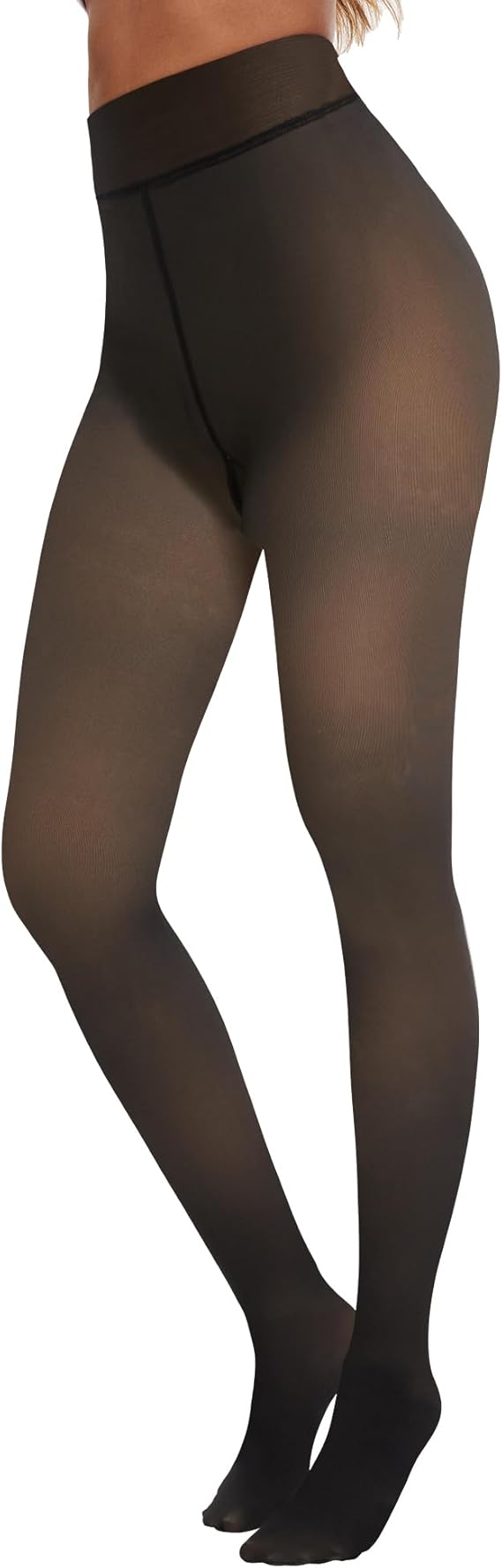 TNNZEET Fleece Lined Tights Women — Pantyhose Colorful Opaque Black Sheer Thermal Winter Warm Leggings Under Dress