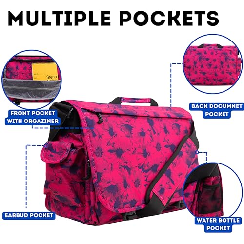 Image of J World New York Thomas Laptop Messenger Bag for Women & Men. Kids Computer Bookbag