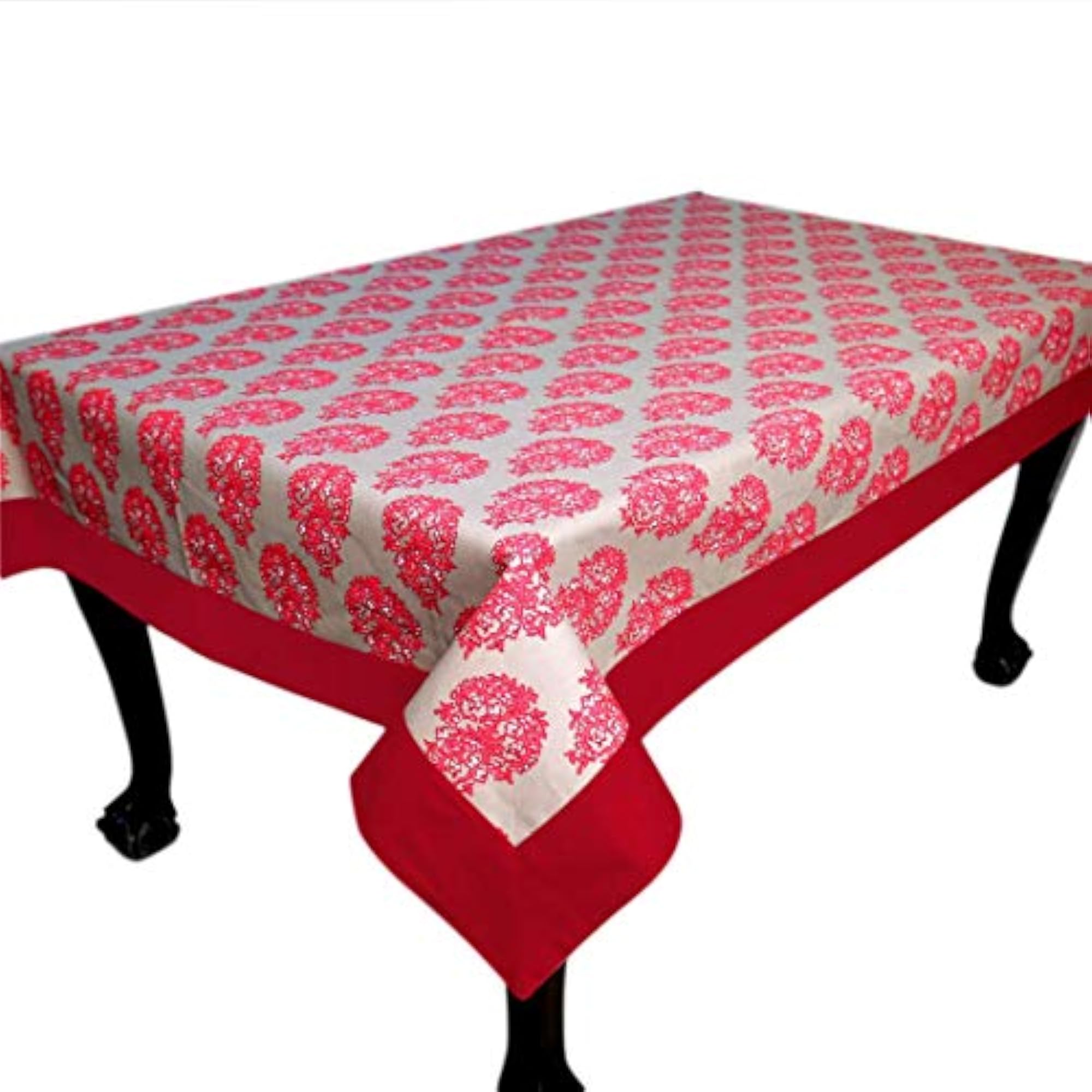 Handmade Cotton Rectangular Table Cover for 4 Seater