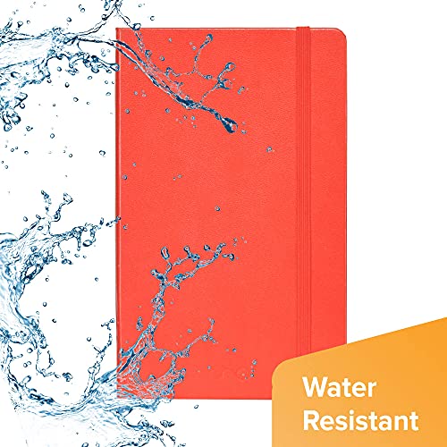 Image of Infinote Classic Reusable Stone Paper Smart Notebook - Includes 1 Erasable Pen (Large 13 * 21 cm, with 120 Pages | 60 Sheets | 120 Sides, Scarlet Red)