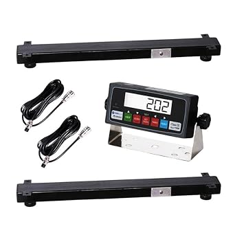 Livestock Scale Kit, Heavy-Duty Weigh Beam Scale System, Load Bars 10000lb Capacity, Portable Animal & Cattle Chute Scale Kit for Cows, Goats, Hogs & Sheep with Digital Indicator 30"