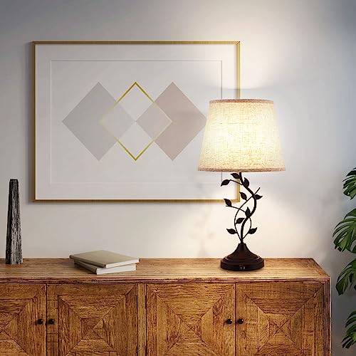 Kakanuo MKTBA Usb Charging Bedside Nightstand Lamp For Living Room And Bedroom - Traditional Tall Retro Desk Lamp thumb #5