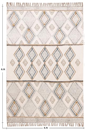 Alfombra de pasillo para dormitorio pequeño estilo Kilim 4