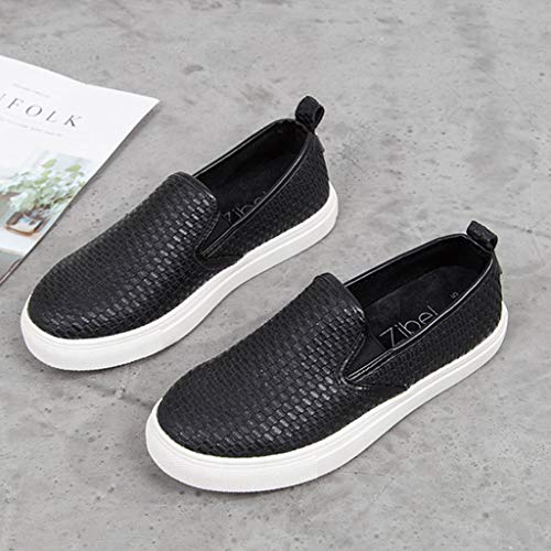 Goddessvan 2019 Womens Slip On Platform Loafers Shoes Leopard Print Canvas Walking Sneakers - Thumbnail 3