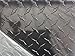 Aluminum Diamond Plate Sheets - Painted Black - .025 (thin) 4x10