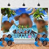 Maui Birthday Party Supplies Backdrop 5x3 Princess Boys Kids Happy Birthday Background Photography Ocean Party Decorations Banner Photo Booth Props