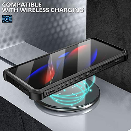 Image of Dexnor for Samsung Galaxy S21 Ultra Case, [Built in Screen Protector and Kickstand] Heavy Duty Military Grade Protection Shockproof Protective Cover for Samsung Galaxy S21 Ultra 5G, 6.8 inch Black